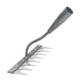 thumbnail image 3 of figatia Garden Rake Lawn Loosening Practical Sturdy Versatile Heavy Duty Hand Tool for Gardening Outdoor Homeowners Yard Cultivating 8, 3 of 8