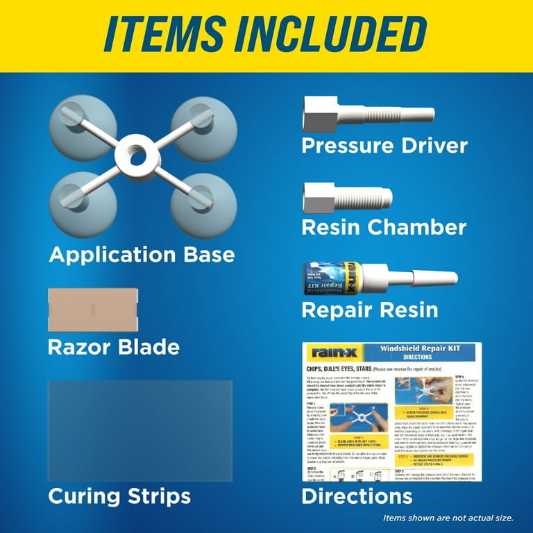 Rain-x Windshield Repair Kit, Saves Time and Money by