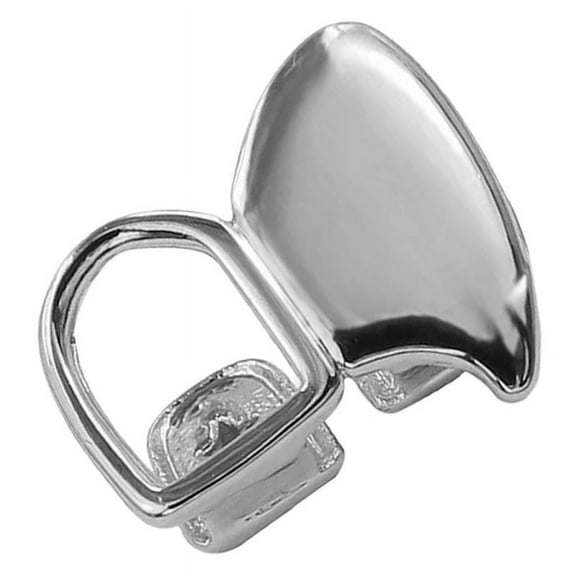 Hip Hop Plated Double Tooth Grills Grill Canine Mouth Rap Cosplay Mens Women Mouth Jewelry -