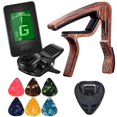 thumbnail image 1 of Guitar Capo Tuner Fit For Ukulele Violin Electric Bass Acoustic Guitar With Picks And Pick Holder G, 1 of 5