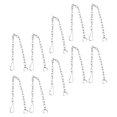 thumbnail image 1 of HAMPPLIES 10Pcs Toilet Tank Chain Replacement Stainless Steel Flapper Lift Chain for Toilet Flush, 1 of 8