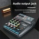 thumbnail image 3 of Consola Mezcladora Audio USB Profesional de 4 Canales con Bluetooth, Capacidades de Grabación para DJ y Mezclas en PC, 3 of 5