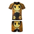 thumbnail image 5 of Bendy And The Ink Machine Boys Two Piece Rash Guard Swimsuits Kids Short Sleeve Swimwear Sets Bathing Suit, 5 of 7
