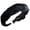 Black, variant on Vintage Inspired Braided Plush Headbands Elastic Hairband Hair Ornament Women's Hair Accessory For Various Occasion