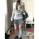 thumbnail image 2 of Suéter de estilo coreano con hombros descubiertos para mujer, jersey de punto de manga larga elegante y dulce, suéteres ajustados de moda bonitos de Deeptown, 2 of 5