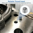 thumbnail image 4 of Uxcell Wire Thread Inserts 8#-32 UNC 1.5D 6.3mm, 20Pcs 304 Stainless Steel Helical Coiled Wire Screw Threaded Sleeve Sheath for Mechanical Equipment Automotive Repairs, 4 of 6