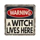 thumbnail image 1 of Pegatina De Halloween, Pegatina De Pared, Pegatina De Señal De Advertencia, Removible, 1 of 2