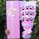 thumbnail image 3 of 9 estilos Kawaii Stitch jabón flor peluche Anime Stich suave relleno Animal muñeca romántico regalo de San Valentín sin caja, 3 of 4