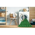 thumbnail image 2 of Ahgly Company Machine Washable Indoor Square Transitional Green Area Rugs, 5' Square, 2 of 7