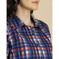 thumbnail image 5 of Moomaya Long Sleeve Spread Collar Cotton Shirt - Regular Women's Casual Shirt, 5 of 9