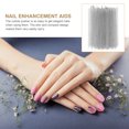 thumbnail image 2 of MasteelfCA 100 Pcs Pousse-Cuticules Professionnel en Plastique Outil de Soin des Ongles, 2 of 8