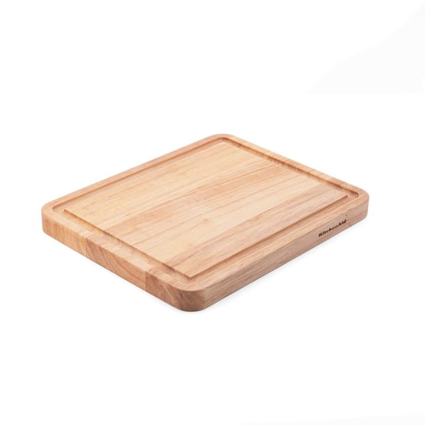 Tabla de cortar KitchenAid Classic Rubberwood 20x25 cm
