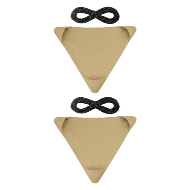 Guardoinrt Siège de Pêche en Toile Compact et Robuste pour la Randonnée et le Camping Kaki Simple 2Ensemble