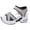 Gray, variant on Women's Platform Wedge Sandals Hollow out Breathable Sneakers Open Toe Orthopedic Wide Width Adjustable Leather Beach Dress Outdoor Shoes Gray Size 8