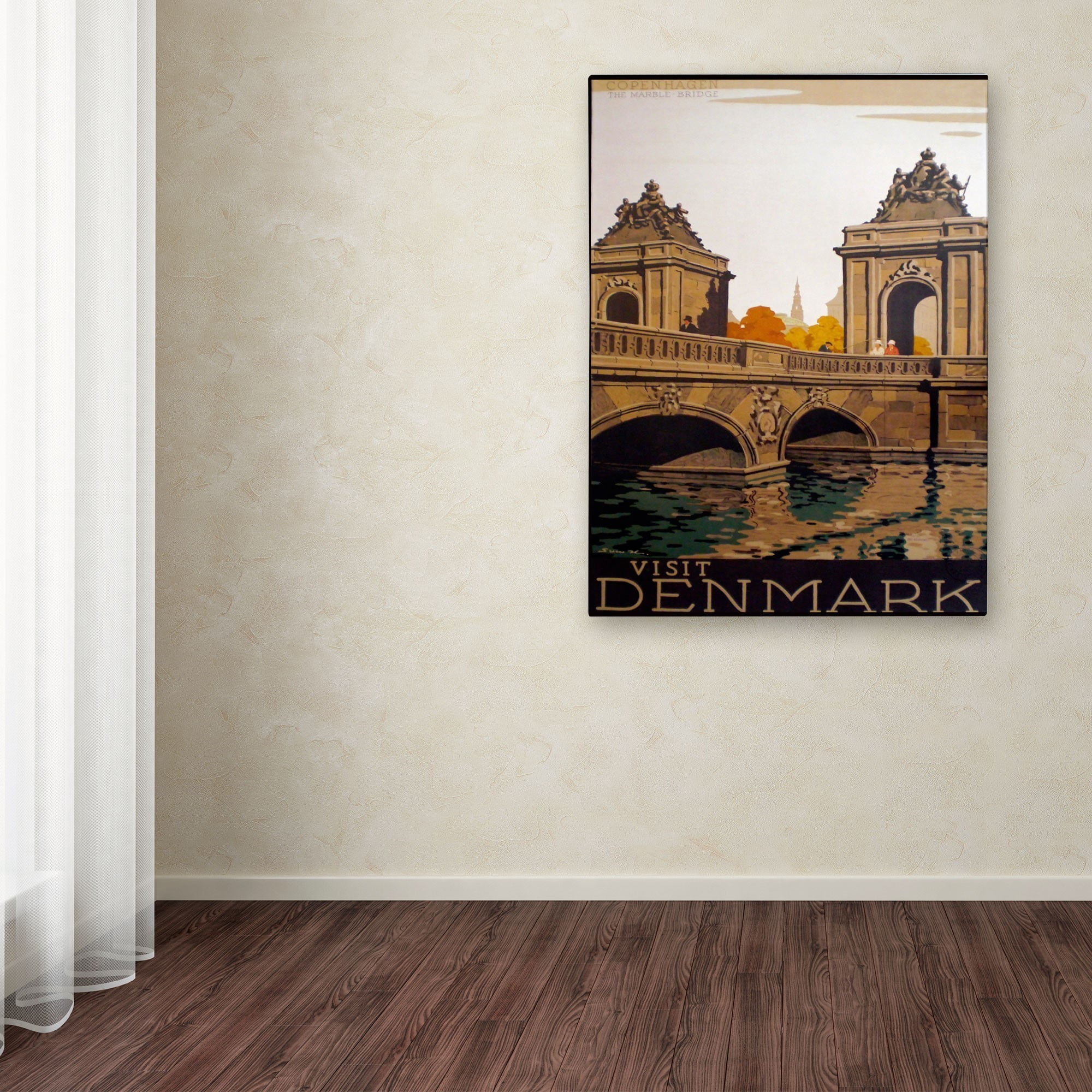 Trademark Fine Art "Denmark" Canvas Art by Vintage Apple Collection