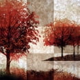 thumbnail image 2 of Mallett, Keith 20x20 White Modern Wood Framed Museum Art Print Titled - Elysian Fields, 2 of 4