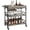 Grey, variant on Roromall Bar Carts for The Home, 3 Tier Serving Cart with Wheels, Metal Rolling Cart with Wine Rack & Removable Tray for Kitchen, Dining Room, Living Room