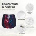 thumbnail image 4 of Balery Cool Wolf Head Pantalones cortos deportivos para mujer con forro y dos bolsillos, elásticos, para entrenamiento, gimnasio, yoga-Large, 4 of 7