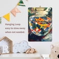 thumbnail image 4 of FORMRS Acrylic Clipboard with Low Profile Clip Standard A4 Letter Size, 12.5" x 9", Colorful Goldfish, 4 of 8