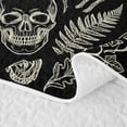 thumbnail image 5 of Homewish Skull Months Dragonflies Twin Quilt Set,Grunge Damask Twin Coverlet Set,Halloween Duvet,2 Pieces, 5 of 7