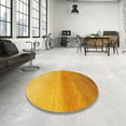thumbnail image 4 of Ahgly Company Machine Washable Indoor Rectangle Abstract Deep Yellow Area Rugs, 7' x 9', 4 of 7