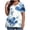 Multicolor#2, variant on Tnhcen Plus Size Women's Summer Floral Print Loose Fit Short Sleeve T-Shirt | Stretchy Breathable Big & Tall Sizes (XL-5XL) | Casual Daily Beach Wear