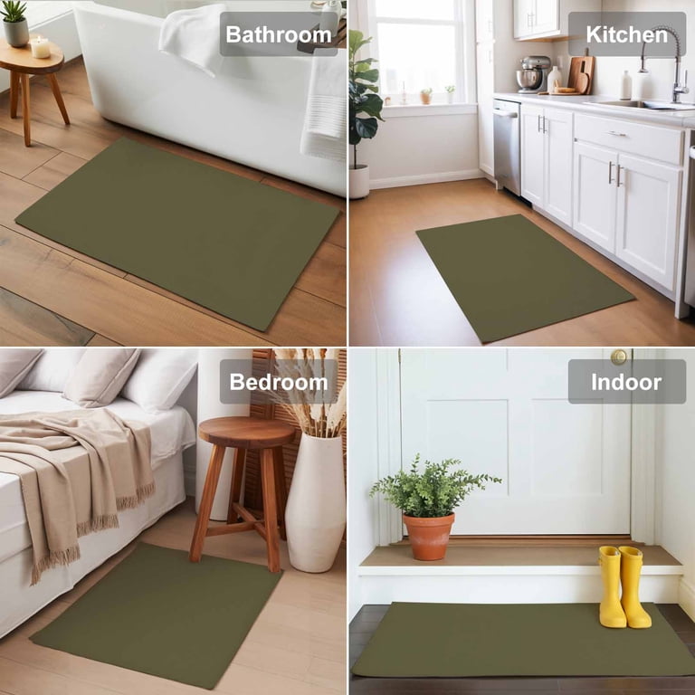 Olive Green Indoor Door Mat - 18