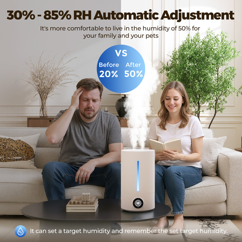 Patbrela 5L Cool Mist Ultrasonic Humidifier photo 6