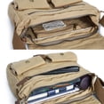 thumbnail image 5 of Gootium Canvas Messenger Bag Vintage Crossbody Shoulder Bag Military Satchel, Khaki, 5 of 5
