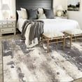 MCOW Area Rugs for Bedroom 6x9 Abstract Machine Washable Vintage Rugs Distressed Modern Print