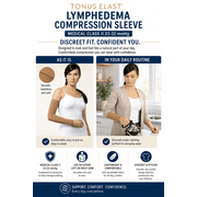 Tonus Elast Post Mastectomy Lymphedema Compression Arm Sleeve Medical Class II 23-32 mmHg - XXL, Women