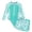 Green#9527, variant on BOOMNY Toddler Girls 3 Peice Swimsuits Long Sleeve Bathing Suit With Hat Floral Graphic Lightweight Summer Vacation Beach Swimwear