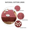 thumbnail image 3 of Tablecloth Cotton Linen Anti-splash Table cloth Burlap tablecloth Kitchen Table cloth Buffet Table cloth Rectangular table cloth Rectangular Table, 55 "" x55" ", 3 of 5