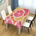 thumbnail image 4 of Yayeee Tablecloths 60" x 108" Rectangle Wrinkle Resistant Party Table Cover, Pink Grapefruit Slices, 4 of 8