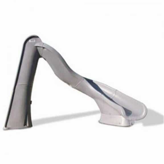 Turbo Twister Pool Slide - Right Turn - Gray Granite