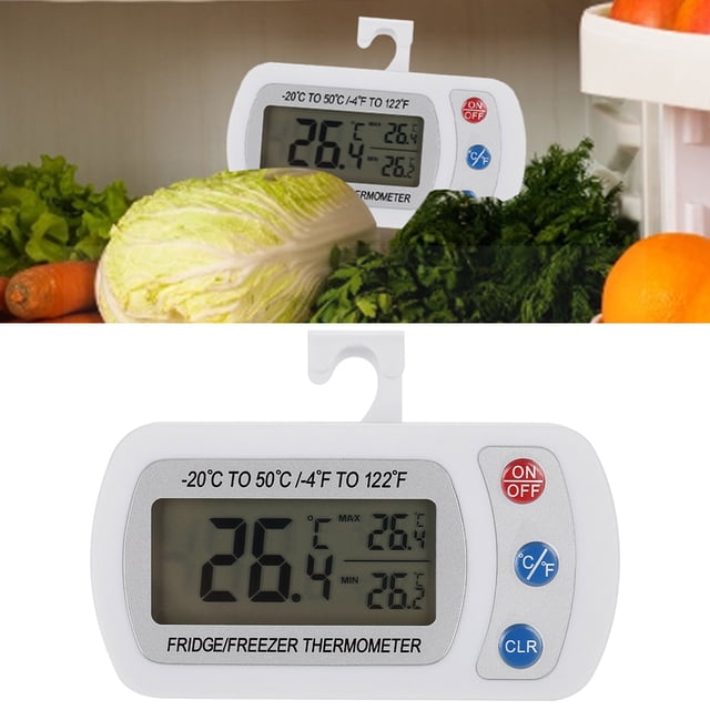 Termómetro Cocina LCD Grande Refrigerador Nevera Congelador