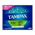thumbnail image 3 of Tampax Cardboard Tampons Super Absorbency, Anti-Slip Grip, LeakGuard Skirt, Unscented, 3 of 17