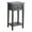 Black Sand, variant on Sunny Designs Marina Wood Ocean Blue Side Table with Drawer