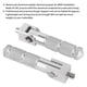 thumbnail image 3 of Clavija de PIE de la MOTOCICLETA, 2 piezas de aluminio pedales de aluminio restera fieto universal 90 pequeño plegable pasJero pequeño pedal de motocleta plegable, 3 of 7