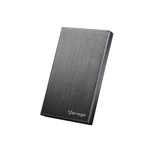 Gabinete Vorago HDD-102-BK negro para disco 2.5' SATA USB 2.0