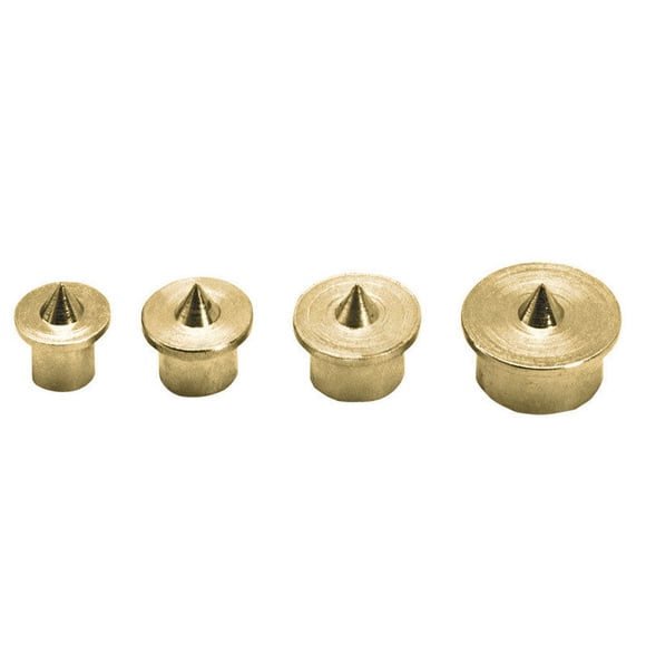 Dowel Centers: Centros generales de tacos de acero de 8 piezas y 1/2 pulgadas