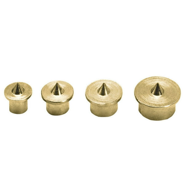 Dowel Centers: Centros generales de tacos de acero de 8 piezas y 1/2 pulgadas
