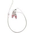 thumbnail image 3 of Collar de bailarina con cristales y diamantes de imitación para mujer, cadena para clavícula, joyería de regalo., 3 of 5