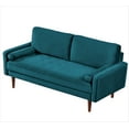 thumbnail image 5 of Uspridefurniture Monahan 58''W Velvet Tufted Loveseat, Greenish Blue, 5 of 5