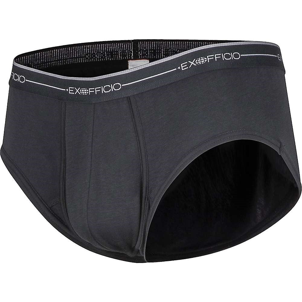 exofficio men's sol cool briefs 12412890mediumcarbon