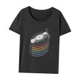 thumbnail image 3 of Camiseta para mujer, ropa de calle de verano, camiseta básica suave para regalo de vacaciones para mujer XL, 3 of 7