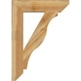 thumbnail image 3 of Ekena Millwork 6"W x 30"D x 42"H Funston Slat Rough Sawn Bracket, Western Red Cedar, 3 of 4