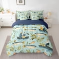 thumbnail image 2 of Homewish Fishing Theme Twin Bedding Sets 7-Piece for Female Men Adults,Big Bass Fish Bedding Comforter Set Microfiber,River House Breathable Sheet Sets,Ultra Soft Home Decor,Reversible, 2 of 8