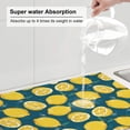 thumbnail image 6 of Kdxio Lemon for Dish Drying Mat,24*18 inch Absorbent Dish Drainer Kitchen Counter,Large Size Dish Drying Pad for Countertops,Draining Racks, 6 of 9