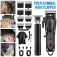 thumbnail image 2 of Elegant Choise Digital Cordless Barber Shaver - USB Charging Beard Trimmer Set With Accessories, 2 of 10
